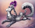 2018 areola big_breasts breasts chakat chakat_swiftwind clitoris detailed detailed_fur digital_drawing_(artwork) digital_media_(artwork) erect_nipples erection felid felid_taur fur genitals grey_body grey_fur hair herm intersex long_hair lying mammal mammal_taur markings nipples nude open_mouth pantherine pantherine_taur pawpads paws penis pink_nose pinup ponytail pose presenting presenting_penis presenting_pussy purple_hair pussy sabretoothed_ermine snow_leopard snow_leopard_taur solo spots spotted_body spread_legs spreading taur white_body white_fur