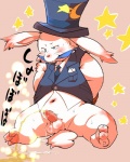 balls bdsm bondage bottomless bound cum hat hindpaw japanese_text lagomorph male mammal navel pawpads paws peeing penis rabbit sigenoya solo suit tapering_penis tears text top_hat urine watersports
Rating: Explicit
Score: 2
User: terminal11
Date: March 29, 2014