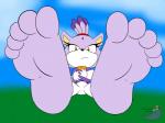 5_toes anthro barefoot biped black_nose clothed clothing feet female foot_focus fur gloves hair handwear humanoid_feet plantigrade purple_body purple_fur soles solo toes white_clothing white_gloves white_handwear yellow_eyes sorcererlance sega sonic_the_hedgehog_(series) blaze_the_cat domestic_cat felid feline felis mammal 2016 4:3