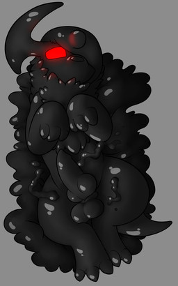 after_transformation animal_genitalia animal_penis balls black_balls black_body black_cum black_goo black_latex black_nose black_penis bodily_fluids canine_genitalia canine_penis claws colored_cum corruption cum erection feral genital_fluids genitals glowing glowing_eyes goo_transformation grey_background hypnosis knot latex latex_transformation liquid_latex looking_at_viewer lying male mind_control on_back penis red_eyes simple_background solo transformation unusual_bodily_fluids unusual_cum unusual_genital_fluids crisstail nintendo pokemon absol generation_3_pokemon living_latex pokemon_(species) 5:8 hi_res story story_in_description