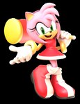 2019 3d_(artwork) alpha_channel amy_rose anthro boots clothing digital_media_(artwork) eulipotyphlan female footwear gloves green_eyes handwear hedgehog hi_res jcthornton looking_at_viewer mammal open_mouth open_smile piko_piko_hammer sega smile solo sonic_the_hedgehog_(series)