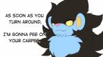 ambiguous_gender black_body black_fur feral fur looking_at_viewer male simple_background smile solo teeth text white_background lonewolffl nintendo pokemon lone_(lonewolffl) felid generation_4_pokemon luxray mammal pokemon_(species) 16:9 2017 digital_media_(artwork) english_text hi_res reaction_image widescreen