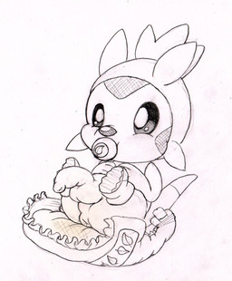anthro anus bodily_fluids clothing diaper foreskin genital_fluids genitals humanoid_genitalia humanoid_penis male neonate open_diaper pacifier penis perineum presenting puffy_anus solo unclean_diaper urine used_diaper wet_diaper wetting young young_anthro young_male momiji-kun nintendo pokemon chespin generation_6_pokemon pokemon_(species)