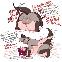 anthro anthro_penetrating anthro_penetrating_humanoid balls big_balls bodily_fluids breasts collar cum cum_in_vagina cum_inflation cum_inside cum_overflow cumflated_belly dialogue duo female female_humanoid female_penetrated from_front_position genital_fluids genitals humanoid_on_anthro humanoid_penetrated impregnation inflation interspecies male male/female male_anthro male_penetrating male_penetrating_female mating_press mind_break nipples penetration pokephilia rough_sex scarf sex simple_background text vaginal vaginal_penetration white_background giidenuts nintendo pokemon aiko_(giidenuts) spade_lovelight animal_humanoid dewott felid felid_humanoid generation_5_pokemon humanoid mammal mammal_humanoid pokemon_(species) english_text hi_res