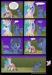 2014 absurd_res blue_body blue_eyes blue_fur breaking_the_fourth_wall brown_eyes clothed clothing clutterstep_(oc) comic crown cutie_mark dessert dialogue dress duo_focus earth_pony english_text equid equine fan_character feathered_wings feathers female feral food friendship_is_magic fur grey_hair group hair hasbro hat headgear headwear hi_res horn horse ice_cream male mammal meme mlp-silver-quill multicolored_hair my_little_pony mythological_creature mythological_equine mythology nude open_mouth outside pink_body pink_fur pink_hair pinkie_pie_(mlp) pony princess_celestia_(mlp) purple_eyes royalty speech_bubble star text url white_body white_feathers white_fur winged_unicorn wings