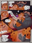 anal anal_fingering anthro anthro_on_anthro anus benjamin_clawhauser bovid bovine butt cape_buffalo cheetah chief_bogo chubby_cheeks comic dialogue digital_media_(artwork) digital_painting_(artwork) disney duo english_text felid feline fingering genitals hi_res horn lube lube_bottle lube_in_ass lube_on_hand male male/male mammal muscular muscular_male nude nude_male obese obese_anthro obese_male overweight overweight_anthro overweight_male penis slightly_chubby slightly_chubby_male speech_bubble text uniparasite zootopia