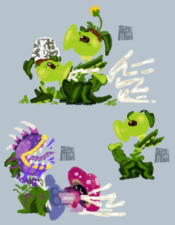 anal bodily_fluids cum ejaculation excessive_cum excessive_genital_fluids fellatio fungus genital_fluids group male male/male mushroom mushroom_penis oral penile plant sex supermattym8 electronic_arts garden_warfare plants_vs._zombies plants_vs._zombies_heroes popcap_games nightcap_(pvz) chomper_(pvz) elemental_creature flora_fauna fungi_fauna peashooter_(pvz) absurd_res digital_media_(artwork) hi_res microsoft_paint_(artwork)