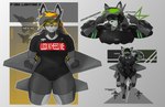 aircraft airplane ambiguous_gender anthro clothing green_eyes gun jet looking_at_viewer machine machine_gun ranged_weapon simple_background solo text vehicle visor weapon wings yellow_eyes krypto_key_info95 f-35 f-35_lightning_ii lockheed_martin aircraft_humanoid living_aircraft living_machine living_vehicle robot absurd_res digital_media_(artwork) hi_res