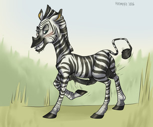animal_genitalia animal_penis anus balls belly_slapping_masturbation black_penis blush brush_tail darkened_genitalia day equine_genitalia equine_penis feral genitals grass hooves male masturbation outside penile penile_masturbation penis plant quadruped smile smirk solo stripes tail teeth rasmary dreamworks madagascar_(series) marty_(madagascar) equid equine mammal zebra 2026 6:5 absurd_res hi_res