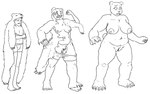 anthro base_one_layout basic_sequence big_breasts breast_growth breasts bulge clothing female gender_transformation genitals growth human_to_anthro linear_sequence male mtf_transformation navel nipples nude one_row_layout open_mouth pussy rug simple_background solo species_transformation standing surprise three_frame_image three_frame_sequence torn_clothing transformation transformation_sequence white_background prurientpie bear human mammal 2019 hi_res monochrome sequence