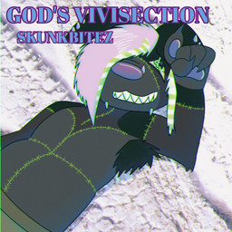 ambiguous_gender anthro armpit_hair body_hair boxers_(clothing) boxers_only clothed clothing coontail_hair dirt ear_piercing facial_piercing floppy_ears furgonomic_piercing furgonomics gesture glistening glistening_eyes glistening_nose glistening_pawpads hair hand_gesture lying lying_on_ground on_back on_ground pawpads photo_background piercing pointing pointing_up shirtless_anthro simple_background smile smirk snow solo sparklefur stitch_(sewing) text textured_background tire_track title topless underwear underwear_only username winter skunkbitez grudge_(skunkbitez) canid canine canis domestic_dog hybrid mammal mephitid skunk undead zombie 1:1 absurd_res album_cover cover cover_art cover_page english_text hi_res mixed_media photography_(artwork) shaded