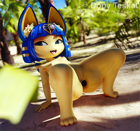 anal anal_penetration anthro bangs blue_ears blue_hair bob_cut breasts buttplug buttplug_in_ass buttplug_insertion crouching female gem genitals hair inner_ear_fluff jewel_buttplug leaning leaning_backward looking_at_viewer markings nude nude_beach object_in_ass penetration plug_(sex_toy) plug_insertion public public_nudity sex_toy sex_toy_in_ass sex_toy_insertion shortstack shortstack_female small_breasts solo striped_markings striped_tail stripes tail tail_markings text thick_thighs tongue tongue_out tuft uraeus vulva yellow_body yellow_inner_ear yellow_inner_ear_fluff sashacakes zy0n7_(modeler) animal_crossing nintendo ankha_(animal_crossing) domestic_cat felid feline felis mammal 2022 3d_(artwork) digital_media_(artwork)