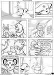 absol absurd_res aphrodite_the_absol avian balls butt comic container cup desk dialogue digital_media_(artwork) door english_text erron_buchanan fan_character female feral fur furniture generation_1_pokemon generation_2_pokemon generation_3_pokemon generation_4_pokemon generation_6_pokemon genitals girafarig group hi_res honchkrow jacklyn_(wanderlust) living_tail male mammal monochrome nintendo noibat persian_(pokemon) pinn_(wanderlust) pokemon pokemon_(species) pokemon_mystery_dungeon rymherdier shiny_pokemon speech_bubble spike_chunsoft table tail tail_head tail_mouth teapot text town unusual_anatomy unusual_tail url wanderlust