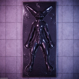 animal_genitalia animal_penis anthro anthro_on_anthro arms_tied balls bdsm biped black_body black_clothing black_latex bondage bound bulge canine_genitalia canine_penis chamber claws clothed clothing degradation depth_of_field encasement feet genitals hindpaw immobile inside latex latex_clothing latex_penis latex_skinsuit legs_tied lying lying_on_ground male male/male multicolored_body nasal_tube on_ground orgasm_denial paws penis permanent_bondage permanent_encasement permanent_orgasm_denial permanent_sensory_deprivation predicament_bondage reflection sealed sensory_deprivation skinsuit slim slim_anthro slim_male slim_sub solo submissive submissive_male tail tight_clothing tube vacuum_bed vacuum_sealed dragonplayer dragonplayer_(character) canid canine canis fox mammal rexouium 1:1 3d_(artwork) absurd_res blender_(artwork) blender_cycles_(artwork) digital_media_(artwork) hi_res