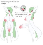 areola balls big_balls big_breasts big_penis breasts genitals gynomorph huge_breasts hyper hyper_breasts intersex nipples penis pink_areola pink_nipples solo vein veiny_penis shmeepo nintendo pokemon gardevoir generation_3_pokemon pokemon_(species) absurd_res hi_res model_sheet