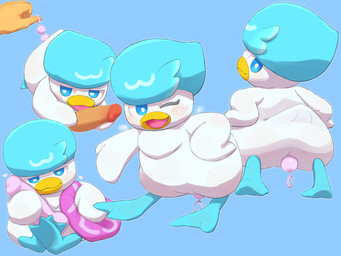 anal anal_bead_pull anal_beads anal_beads_in_ass anal_penetration anus beak bestiality blue_background blue_eyes blush breath butt closed_smile dildo disembodied_hand disembodied_penis duo feathers feet female feral genitals head_tuft heart_reaction holding_penis human_on_feral interspecies larger_human looking_at_viewer looking_back looking_back_at_viewer male membrane_(anatomy) mouth_closed object_in_ass one_eye_closed open_mouth open_smile penetration penis pillow pokephilia presenting presenting_anus presenting_hindquarters rear_view sex_toy sex_toy_in_ass sex_toy_insertion simple_background size_difference smaller_female smaller_feral smile toes tuft vulva webbed_feet white_body white_feathers yes-no_pillow yes_pillow beageiso nintendo pokemon generation_9_pokemon human mammal pokemon_(species) quaxly 4:3 absurd_res digital_drawing_(artwork) digital_media_(artwork) hi_res meme