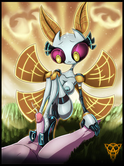 antennae_(anatomy) anthro big_breasts big_eyes black_border bodily_fluids border breasts clothing cum duo erection eyelashes feet female female_anthro female_on_human fingers foot_fetish foot_play footjob footwear genital_fluids genitals high_heels human_on_anthro interspecies legwear machine male male/female male_human male_on_anthro nipples non-mammal_nipples nude penile penis sex shoes smile solo_focus two-footed_footjob wings warlocke mothbot_(vonjungle) arthropod human insect lepidopteran mammal moth robot 2020 absurd_res digital_media_(artwork) hi_res