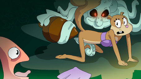 anthro evil_face evil_look female feral group male male/female screaming surprised tentacles anonymous_artist nickelodeon spongebob_squarepants patrick_star sandy_cheeks squidward_tentacles aquatic asterozoan cephalopod coleoid eastern_grey_squirrel echinoderm giant_pacific_octopus grey_squirrel mammal mollusk octopodiform octopus rodent sciurid starfish tentacle_creature tree_squirrel 16:9 hi_res widescreen