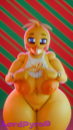 anthro areola beak bib big_areola big_breasts blue_eyes bouncing_breasts breasts christmas_decorations clitoris dancing eyebrows eyes_closed female genitals holidays huge_breasts huge_thighs index_to_index kissing_pov looking_at_viewer machine mistletoe music music_video navel nipples non-mammal_breasts non-mammal_navel non-mammal_nipples non-mammal_vulva orange_areola orange_nipples pattern_background plant purple_eyelids raised_eyebrow simple_background smile smiling_at_viewer solo song standing striped_background thick_thighs vulva wide_hips yellow_eyes lpyro9 sound_warning mipsmiyu_(modeler) christmas five_nights_at_freddy's five_nights_at_freddy's_2 scottgames wham! runaboo_chica toy_chica_(fnaf) animatronic avian bird chicken galliform phasianid robot robot_anthro 3d_(artwork) 3d_animation animated digital_media_(artwork) english_audio short_playtime sound video