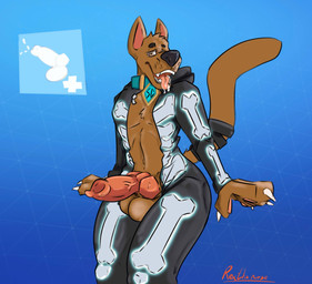 animal_genitalia animal_penis anthro balls big_balls bodily_fluids bone canine_genitalia canine_penis claws genitals holidays knot knotted_penis male penis presenting saliva skeleton solo teeth tongue rexthenurse epic_games fortnite fortnite:_battle_royale halloween hanna-barbera scooby-doo_(series) scooby-doo scooby-doo_(fortnite) canid canine canis dobermann domestic_dog great_dane mammal mastiff molosser pinscher hi_res