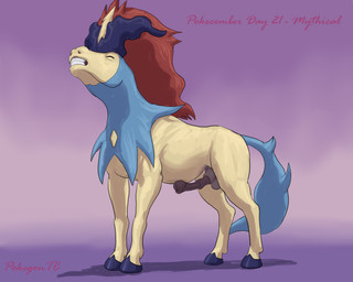 animal_genitalia animal_penis balls belly_slapping_masturbation big_flare blue_body blue_fur blue_hooves equine_genitalia equine_penis erection eyes_closed feral flared_penis fur genitals hooves horn male mane orange_mane penis quadruped sheath small_penis snout solo standing teeth unguligrade yellow_body yellow_fur pokegontc nintendo pokemon equid equine generation_5_pokemon keldeo keldeo_(ordinary_form) legendary_pokemon mammal pokemon_(species) 2025 5:4 digital_media_(artwork) hi_res