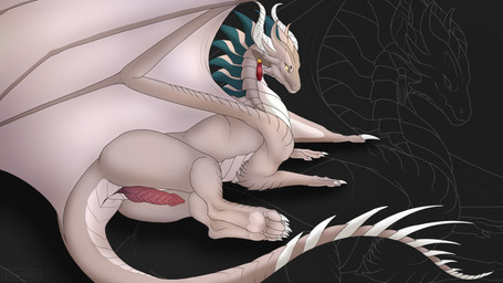 butt claws ear_piercing erection facial_horn feet feral genitals hindpaw horn looking_at_viewer male markings membrane_(anatomy) membranous_wings nude pawpads paws penis piercing plating pose raised_wings scale_markings scales simple_background smile solo spiked_tail spikes spikes_(anatomy) spread_wings tail tan_body tan_scales toes wings yellow_eyes skyebold european_mythology fields_of_mistria mythology caldarus_(fields_of_mistria) dragon mythological_creature mythological_scalie reptile scalie western_dragon 16:9 4k absurd_res digital_media_(artwork) flat_colors hi_res pinup widescreen