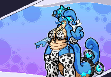 animal_print balls_expansion belly bodily_fluids breast_expansion breasts cow_print expansion genital_expansion gynomorph intersex penis_expansion solo sweat wings marymory nintendo pokemon gooey_(angelgooey) generation_6_pokemon goodra pokemon_(species) animated digital_media_(artwork) hi_res pixel_(artwork) pixel_animation