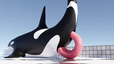 anal anal_masturbation anal_penetration animal_genitalia animal_penis anus autopenetration big_penis black_body black_eyes black_skin cetacean_genitalia cetacean_penis dorsal_fin erection feral fin genitals gradient_background long_penis low-angle_view male male_penetrated male_penetrating masturbation multicolored_body multiple_angles penetration penile penile_masturbation penis pink_penis poolside realistic_feral simple_background solo swimming_pool tail tapering_penis two_tone_body vein veiny_penis very_long_penis qubane aquatic cetacean dolphin mammal oceanic_dolphin orca toothed_whale 16:9 2025 3d_(artwork) 3d_animation animated blender_(artwork) digital_media_(artwork) hi_res long_playtime loop no_sound video widescreen