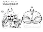 anthro anus areola big_breasts big_butt black_sclera bodily_fluids breasts butt cheek_tuft chest_tuft dialogue electronics facial_markings facial_tuft female front_view genital_fluids genitals grey_areola grey_nipples head_markings imminent_sex markings nipples profanity pussy pussy_juice_string raised_tail rear_view red_eyes scary scut_tail short_tail simple_background smile solo striped_body stripes stuck tail tail_anus television text thick_thighs thought_bubble through_screen through_wall tuft vaginal_fluids white_background wide_hips nanodude78 kon_(scared_bum) ghost sleep_paralysis_demon spirit 4:3 english_text hi_res