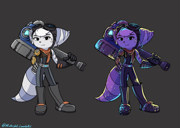 anthro belt boots clothing cybernetic_arm cybernetic_limb ear_piercing ear_ring eyebrows eyewear eyewear_on_head female footwear fur gloves goggles goggles_on_head hammer hand_on_hip handwear head_tuft piercing red_scarf ring_piercing scarf shoes solo striped_body striped_fur stripes tools tuft white_body white_fur midnightlombart ratchet_and_clank sony_corporation sony_interactive_entertainment rivet_(ratchet_and_clank) lombax mammal 2026 hi_res