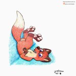 butt feet female feral foot_fetish footprint hindpaw ko-fi_logo patreon_logo patreon_username pawpads pawprint paws smile smiling_at_viewer solo tail text upside_down yordraw jungledyret_hugo ko-fi patreon rita_(jungledyret) canid canine fox mammal 1:1 hi_res url