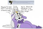 2017 anthro asriel_dreemurr_(god_form) big_breasts boss_monster_(undertale) bovid breasts caprine clothing crossgender duo english_text female fur horn long_ears mammal mother_(lore) parent_(lore) robertge text toriel undertale undertale_(series) white_body white_fur