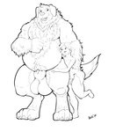 animal_genitalia anthro balls belly big_balls big_belly big_sheath claws duo feet genitals huge_balls huge_sheath imminent_incest interspecies_incest interspecies_romance male male/male musclegut muscular sheath size_difference smile tail text pandottermon bernese_mountain_dog canid canine canis domestic_dog human mammal molosser mountain_dog swiss_mountain_dog werecanid werecanine werecreature weredog 2022 artist_name hi_res monochrome signature adopted_(lore) adopted_son_(lore) father_(lore) father_and_child_(lore) father_and_son_(lore) parent_(lore) parent_and_child_(lore) parent_and_son_(lore) son_(lore)