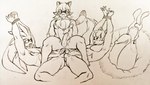 anal anal_penetration animal_genitalia animal_penis anthro balls bodily_fluids bound canine_genitalia canine_penis cum cum_in_ass cum_inside double_anal double_penetration genital_fluids genitals group internal male male/male nude penetration penis tailverknk sega sonic_the_hedgehog_(series) fan_character silver_the_hedgehog ailurid canid eulipotyphlan hedgehog mammal red_panda