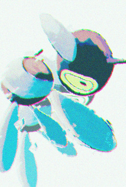 ambiguous_gender beak big_eyes bright duo floating_head glitch horn solo_focus tail yellow_eyes geta_(artist) nintendo pokemon digital_creature generation_4_pokemon glitch_creature pokemon_(species) porygon-z 2023 chromatic_aberration hi_res