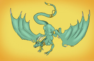 accessory anklet anthro back_wings bracelet breasts butt claws digit_ring dragon_tail dragon_wings ear_piercing ear_ring eyelashes female furgonomics gold_(metal) gold_jewelry horn horn_jewelry horn_ring jewelry jewelry_only membrane_(anatomy) membranous_wings nipples non-mammal_breasts non-mammal_nipples nude nude_anthro nude_female piercing ring ring_(jewelry) ring_piercing simple_background solo tail tail_accessory tail_jewelry tail_ring wings yellow_eyes jabberwockychamber mythology aleshia_(bahumot) dragon mythological_creature mythological_scalie scalie digital_media_(artwork)