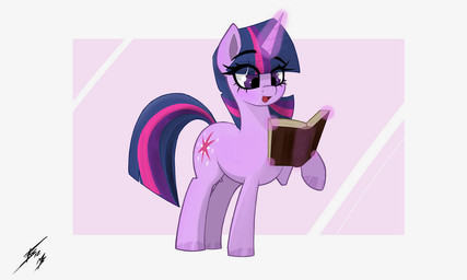 book female feral glowing glowing_horn hooves horn magic simple_background smile solo telekinesis marchartsrs friendship_is_magic hasbro my_little_pony mythology twilight_sparkle_(mlp) equid equine mammal mythological_creature mythological_equine unicorn