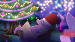 2017 bed bedding blanket blush bodily_fluids bulge christmas christmas_clothing christmas_headwear christmas_lights christmas_tree clothing crystal detailed_background dragon duo equid equine erection eyebrows eyes_closed female feral friendship_is_magic furniture garland gift hair hasbro hat headgear headwear holidays horn inside lights lying male mammal multicolored_hair my_little_pony mythological_creature mythological_equine mythological_scalie mythology on_back open_mouth ornament plant ribbons santa_hat scalie sleeping solo_focus spike_(mlp) star sweat tail teeth tenting tongue tongue_out tree twilight_sparkle_(mlp) unicorn vavacung