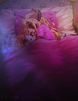 anthro bedwetting blonde_hair blush bodily_fluids button_(fastener) button_pop cellphone clothed clothing curled_up desperation diaper diaper_under_clothing diaper_under_onesie electronics eyes_closed feces female fetal_pose fluffy fluffy_tail furgonomics genital_fluids hair heart_symbol holding_object holding_plushie long_hair misleading_thumbnail onesie phone pillow plushie pooping rumbling_stomach sleep_pooping sleeping smartphone soiled_diaper soiling solo sound_effects tail unclean_diaper under_covers urine used_diaper wardrobe_malfunction wearing_diaper wetting fetimation hello_kitty_(series) sanrio arya_(fetimation) hello_kitty_(character) ailurid mammal red_panda animated hi_res long_playtime sound video