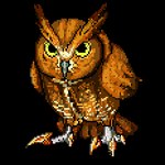 ambiguous_gender battle_claws beak blinking brown_body brown_feathers feathered_wings feathers feral green_eyes grey_beak simple_background solo standing tail tail_feathers transparent_background wings birdologist guardians_of_ga'hoole fan_character avian bird eastern_screech_owl owl screech_owl true_owl 2010 alpha_channel animated digital_media_(artwork) low_res pixel_(artwork) pixel_animation thumbnail upscale