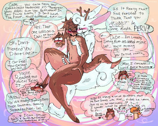 :3 >_< abstract_background anthro anthro_on_anthro antlers blush chest_grab dialogue embarrassed eyes_closed handjob handjob_from_behind heart_symbol horn male male/male male_anthro penile romantic romantic_couple sex speech_bubble tail text thick_thighs throuple boyclussy bovid caprine jackalope lagomorph mammal 2025 5:4 english_text hi_res
