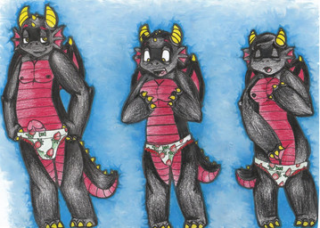 anthro breasts clothing erection female gender_transformation genitals male masturbation non-mammal_breasts panties penis shrinking size_transformation solo tail transformation underwear vaginal vaginal_masturbation vulva mildrakin_(artist) mythology isotope dragon mythological_creature mythological_scalie scalie