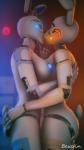 anthro big_breasts blue_eyes blue_nipples breast_squish breasts breasts_frottage duo eyes_closed female female/female glowing hand_behind_back hand_on_butt kissing machine nipples nude side_view squish doctor_artemis portal_(series) valve animatronic lagomorph leporid mammal rabbit robot 2018 3d_(artwork) 9:16 digital_media_(artwork) hi_res portrait source_filmmaker_(artwork) three-quarter_portrait sibling_(lore) twins_(lore)