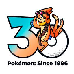 bag clothing eyewear fur gesturing_at_viewer goggles logo_parody male orange_body orange_fur solo teeth kaypawz nintendo pokemon pokemon_30_years pokemon_mystery_dungeon spike_chunsoft kay_(kaypawz) buizel generation_4_pokemon pokemon_(species) 1:1