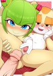 anthro anus blue_eyes blush bodily_fluids brown_eyes butt clothing female female_urethra flat_chested fur genital_fluids genitals gloves gloves_only green_hair group hair handwear handwear_only human_on_anthro interspecies loli looking_at_viewer male male/female mostly_nude multicolored_body multicolored_fur navel nipples nude open_mouth open_smile penis plant presenting_partner pussy smile smiling_at_viewer spread_pussy spreading tan_body tan_fur trio two_tone_body two_tone_fur urethra vaginal_fluids white_body white_fur young young_anthro young_female young_humanoid gi0 sega sonic_the_hedgehog_(series) sonic_x cosmo_the_seedrian cream_the_rabbit elemental_creature flora_fauna human humanoid lagomorph leporid mammal rabbit 2024 absurd_res hi_res