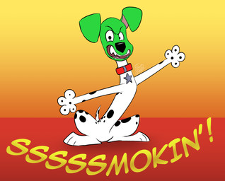 black_nose black_spots collar collar_tag fangs feral floppy_ears fur green_body green_ears green_face green_fur male parody red_collar solo spots star_collar_tag teeth toony white_body white_fur fenris64 101_dalmatian_street 101_dalmatians disney new_line_cinema the_mask warner_brothers dylan_(101_dalmatians) the_mask_(character) canid canine canis dalmatian domestic_dog mammal 2026 hi_res