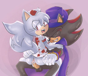 anthro blood bodily_fluids canon_x_oc clothing costume duo female female_penetrated halloween_costume holidays male male/female male_penetrating male_penetrating_female nurse penetration penile penile_penetration penis_in_vagina sex vaginal vaginal_penetration goodnightvivirose hellovivirose halloween sega sonic_the_hedgehog_(series) fan_character luna_ecybrid999 shadow_the_hedgehog eulipotyphlan hedgehog hybrid mammal vampire