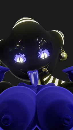 big_breasts blue_body breasts ear_piercing exposed_breasts female huge_breasts piercing solo tongue tongue_out zipper zipper_mouth nintendo pokemon lucy_(peppermintypony) generation_6_pokemon humanoid mega_banette mega_evolution pokemon_(species) 3d_(artwork) 3d_animation animated digital_media_(artwork) hi_res loop short_playtime webm