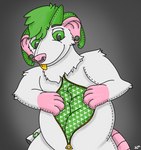 alternative_fashion clothing piercing plushie punk suit zipper skavennoises warhammer_(franchise) ratplushie animate_inanimate living_clothing living_plushie mammal murid murine rat rodent skaven living_(disambiguation) hi_res nonbinary_(lore) trans_(lore)