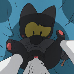 anthro blush bottomless clitoris clothed clothing duo female female_penetrated first_person_view genitals holidays male male/female male_penetrating male_penetrating_female pawpads penetration penile penile_penetration penis penis_in_vagina robe sex spread_legs spreading vaginal vaginal_penetration wand yellow_sclera young unknown_artist google google_doodle halloween magic_cat_academy momo_(google) domestic_cat felid feline felis ghost mammal spirit 2020
